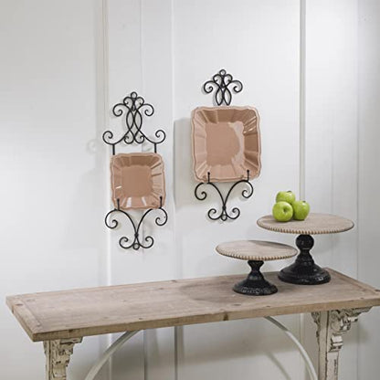  Chelsea Collection Vertical Black Plate Rack For Collectible Plates, Plaques, Dishes, & China
