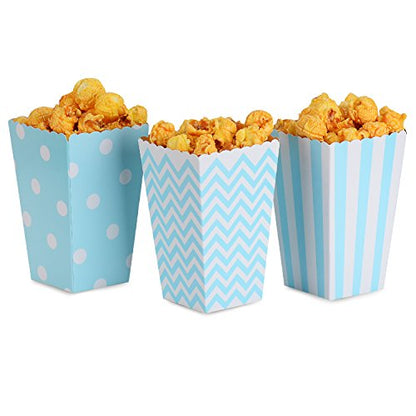  36 Pcs Popcorn Boxes Treat Boxes Movie Popcorn Paper Bags For Dessert Tables & Wedding Favors
