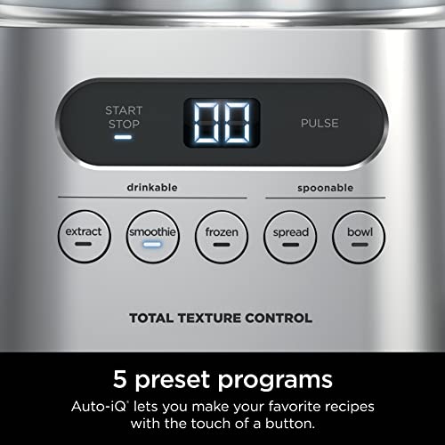 Ninja SS151 TWISTi Blender DUO, High-Speed 1600 WP Smoothie Maker & Nutrient Extractor* 5 Functions Smoothie, Spreads & More, SmartTORQUE, 34-oz. Pitcher & (2) To-Go Cups, Gray