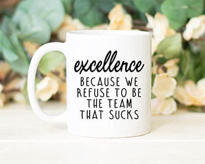  Funny Team Gift For Employee - Work From Home Appreciation Present Idea For Staff - Leadership - Office Christmas Gifts For Men And Women 11oz