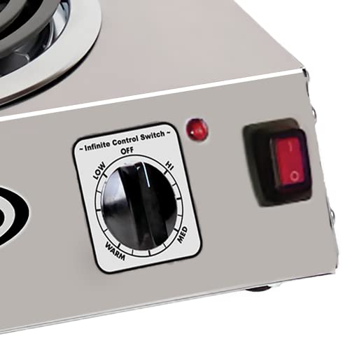  - CSR3T - Single Hi-Power Stainless Steel Hot Plate