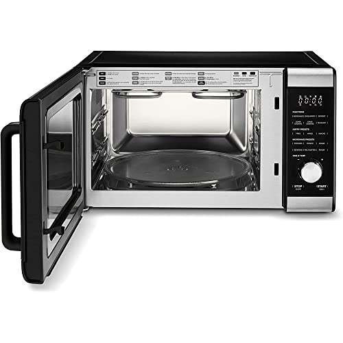 Cuisinart AMW-90 3-in-1 Microwave AirFryer Plus, Black Bundle With 2 YR CPS Enhanced Protection Pack