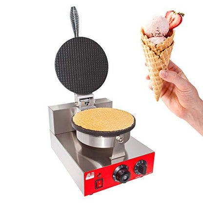  Ice Cream Cone Waffle Iron | Cone Waffle Maker (1-Head)