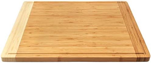  Universal Premium Pull Out Cutting Boards - Under Counter Replacement - Designed To Fit Standard Slots - Heavy Duty Kitchen Board With Juice Groove - 22" X 22" X 0.75" - 1 Piece