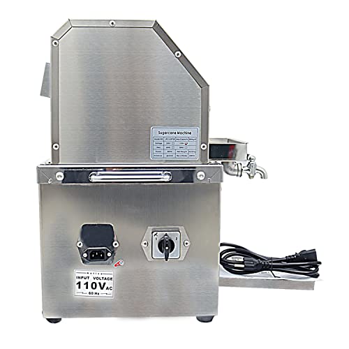  Electric Sugar Cane Press Juicer Machine 110V Sugarcane Juice Extractor With 3 Rollers For Sugarcane Ginger Sweet Sorghum Juicing Extractor Pressing