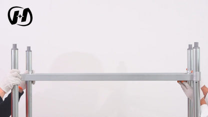  Ally Stainless Steel Table For Prep & Work 30 X 60 Inches With Caster Wheels, NSF Commercial Heavy Duty Table With Undershelf And Galvanized Legs For Restaurant, Home And Hotel