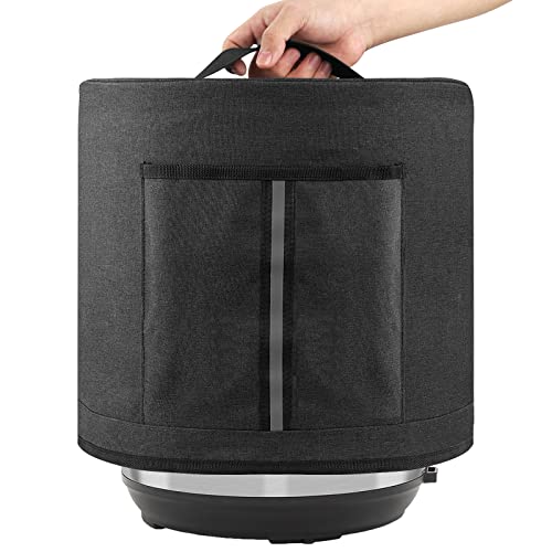  Kingshion Electric Pressure Cooker Cover Compatible With Electric Pressure Cooker,Slow Cooker Dustproof Cover For Most 8-Quart Slow Cookers And 8-Quart Electric Pressure Cookers (Dark Grey)