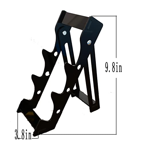  2 Stand Black Knife Display Stand Arcylic (9.8×3.8 In),Fold