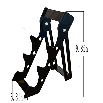  2 Stand Black Knife Display Stand Arcylic (9.8×3.8 In),Fold