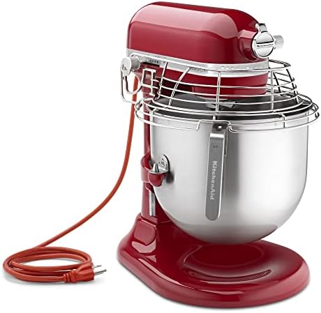 KitchenAid KSM8990WH 8-Quart Commercial Countertop Mixer, 10-Speed, Gear-Driven, White