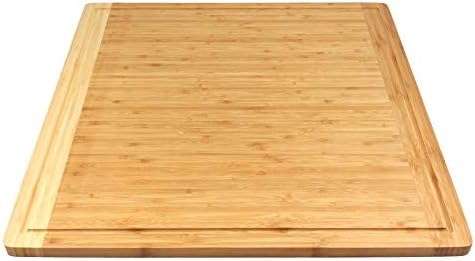  Universal Premium Pull Out Cutting Boards - Under Counter Replacement - Designed To Fit Standard Slots - Heavy Duty Kitchen Board With Juice Groove - 22" X 22" X 0.75" - 1 Piece