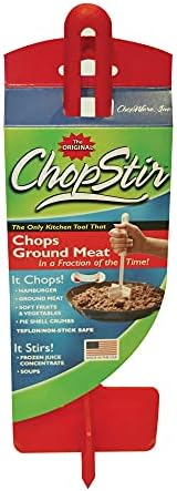  ChopStir Original Ground Meat Chopper, Frozen Juice Concentrate Stirrer, Heat-Resistant Nylon, Made In The USA, Black