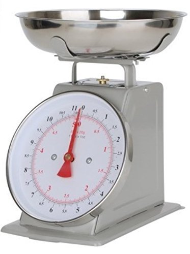  Ll Metal Kitchen Scale Manual 22-lbs 10-Kilo Balanza De Cocina Stainless Steel Silver