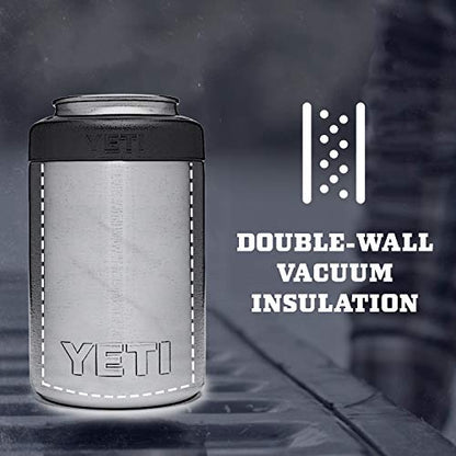 Yeti Rambler 12 Oz. Colster Can Insulator For Standard Size Cans, White, 1 Count (Pack Of 1)