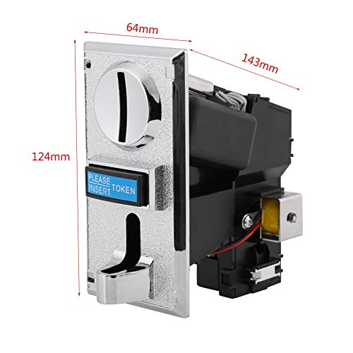  Multi Coin Acceptor, 6 Kinds Of Different Coins Selector Acceptor, High Accuracy, Anti-Phishing, Anti-Mixed Coin, For Vending Machines, Game Machine, Etc
