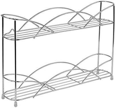  Spectrum Diversified Countertop 3-Tier Spice Rack, Chrome