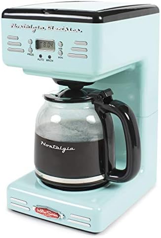  Retro 12-Cup Programmable Coffee Maker, Yellow