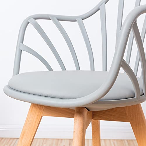  SXYMKJ Dining Room Chairs Backrest Armchair Living Room Plastic Folding Chair Dining Table Scandinavian Design Furniture (Color : D, Size : 1code)