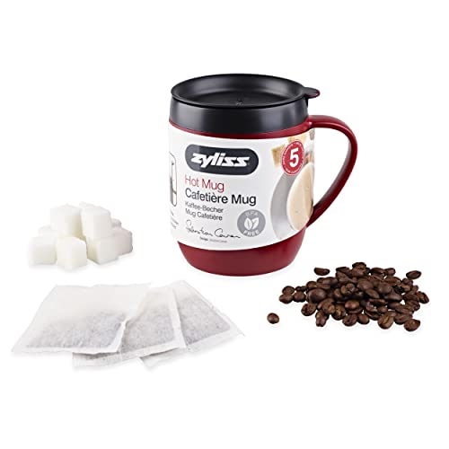 Zyliss Hot Mug Cafetiere, Red