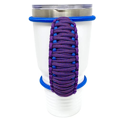  Creating Unique Designs Handmade Elastic Tumbler Handles 20 30 32 40 Oz (Handle Only) (Turquoise White Mt Camo)