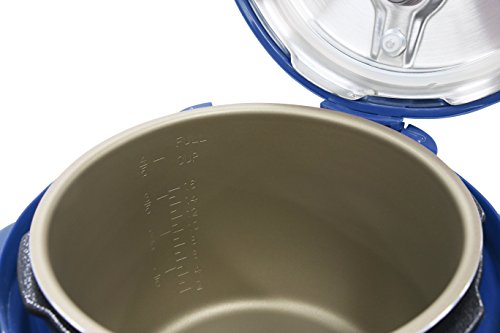  Platinum 8 Quart 14-in-1 Multi-Use Programmable Pressure Cooker, Slow Cooker, Rice Cooker, Sauté, And Warmer - Blue