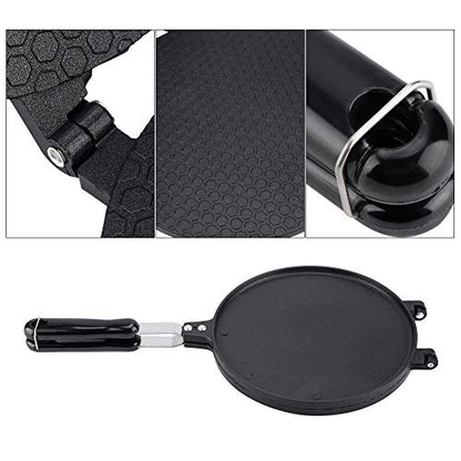  Non Stick Egg Roll Waffle Cone Maker Double Side Aluminum Alloy Ice Cream Cone Maker Omelette Pancake Baking Pan Cake Bakeware Cooking Tools With Heat Insulation Handle