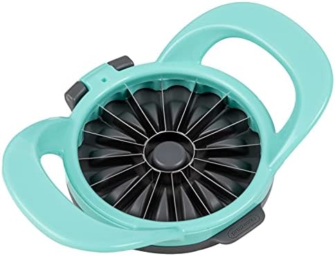  PWorks By Progressive Dishwasher Safe 16-Slice Thin Apple Slicer And Corer With Attached Safety Cover