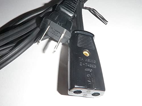  Dominion Scovill Waffle Pancake Pizzelle Maker Power Cord 1251 1251.2 (2pin)36" ;from#breadmachinepartfinder L