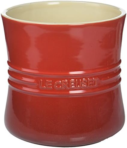  Le Creuset Stoneware Utensil Crock, 1 Qt., White