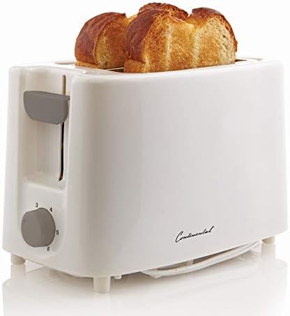  -TT011 Electric Toaster, 2 Slice, White