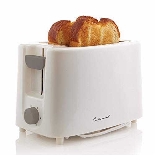  -TT011 Electric Toaster, 2 Slice, White
