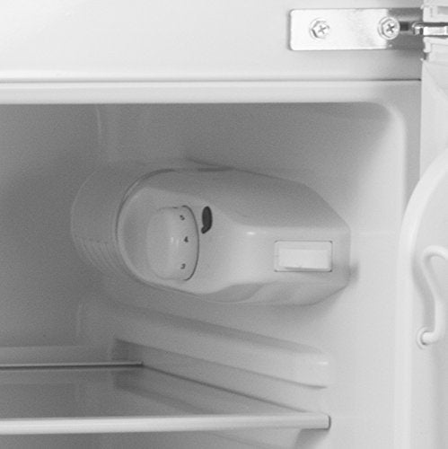  RD32W Compact Double Door Refrigerator With True Freezer, 3.2 Cu. Ft. Mini Fridge, White