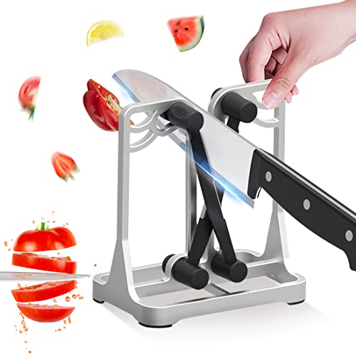  Kitchen Knife Sharpener,Edge Works Knife Sharpeners For Kitchen Knives,Knife Sharpeners For Military Aluminum, Hone, Sharpens, Beveled, Polishes Dull, Serrated, Standard Blades & Chef's Knives