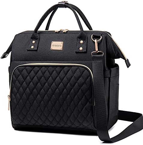  Women's Lunch Bag, Insulated Lunch Box Women For Work, Adults Large Lunch Tote, Leakproof Cooler Reusable Lunch Bag With Side Pockets & Shoulder Strap, Lunch Purse, Picnic Designer