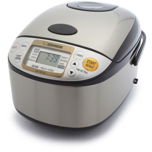  NS-TSC10 Micom Rice Cooker And Warmer 5.5 Cup Stainless/Brown