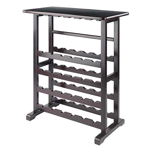  Vinny Wine Storage, 31.5"W X 35.67"H X 16.22"D, Espresso