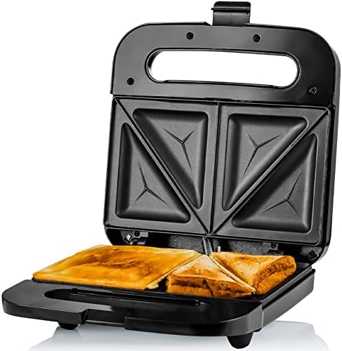  Vente Electric Waffle Maker 1000W Power With Nonstick Plates And 180 Rotating Flip Function, Perfect For Cooking Belgian Waffles And Breakfast, Portable And Compact Design, Black WMF1440BR