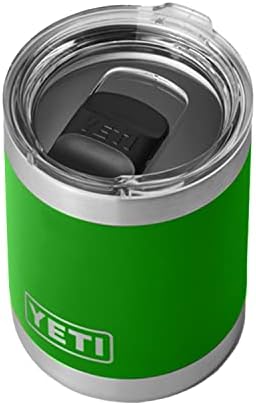 Yeti Rambler 10 Oz Lowball, Vacuum Insulated, Stainless Steel With MagSlider Lid, Black