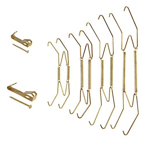  20 Pack Plate Hanger 4 6 8 10 Inches Wall Plate Hangers Decorative Wire Plate Hanger With 20 Wall Hooks 30LB 50LB