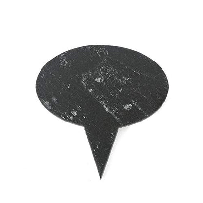  7 Pack, Slate Cheese Markers With Chalk, Party Food Labels And Signs By Crystal Lemon