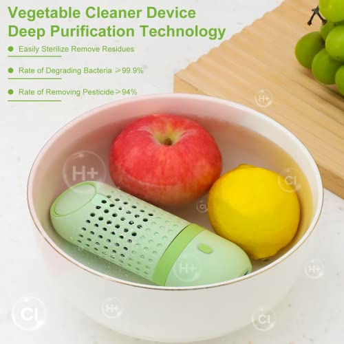  Fruit And Vegetable Washing, Vegetable Purifier Machine, Fruit Cleaner Device, Fruit Purifier For With OH-ion Purification Technology For Cleaning Fruit, Vegetable, Rice, Tableware