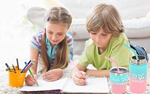  9th Birthday Gifts, 9th Bday Gifts, 9th Birthday Water Bottle, 9 Birthday Ideas, Birthday Gift For 9 Year Old, Kids 9 Yrs Old Gifts, Happy 9th Birthday, Its My 9th Birthday