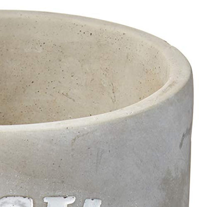  Concrete Utensils Crock, Gray (4584006)