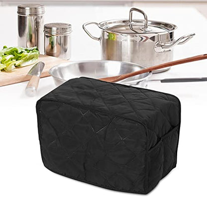  Kitchen Appliances Cover, Pressure Cooker Cover, Square For Home Kitchen Kitchen Appliances Electrical Appliances(Black, 40.6 * 23 * 25.4cm)