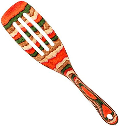  Wooden Spoons For Cooking, WOSPONFAN Kitchen Utensils Set, Pakkawood Kitchen Cooking Utensils Set, Apartment Essentials Wood Serving Spatula Spoon, Salad Tongs, Home & Kitchen Gift For Women