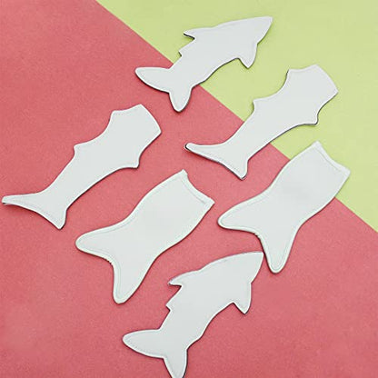  15 Pieces Reusable Popsicle Holders Popsicle Bags Freezer Ice Pop Sleeves Antifreezing Ice Pop Holders, White Fish Style