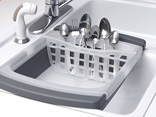  Pworks By Progressive Collapsible Over-The-Sink Dish Drainer