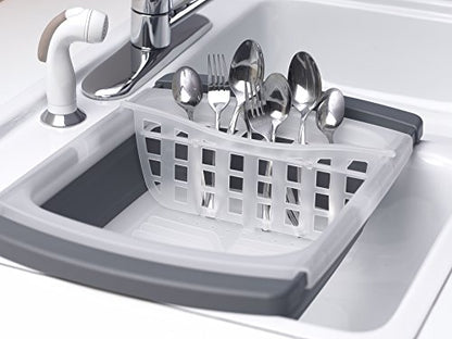  Pworks By Progressive Collapsible Over-The-Sink Dish Drainer