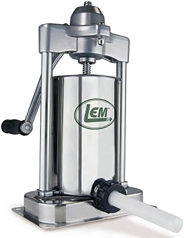  Products 1606 5-Pound Stainless Steel Vertical Sausage Stuffer, Silver