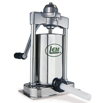  Products 1606 5-Pound Stainless Steel Vertical Sausage Stuffer, Silver